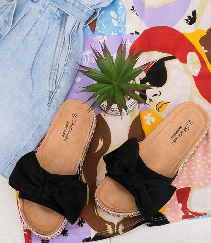 Klapki damskie Skotnicki KL-3-0537 Czarne