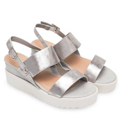 Sandały damskie Bestelle 100-876SA-1 Srebrne