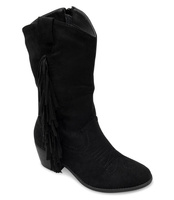 Wegańskie Kowbojki damskie Super Mode 7367 Czarne