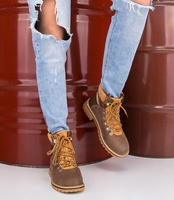 Trapery damskie N/M BK-29 Brązowe