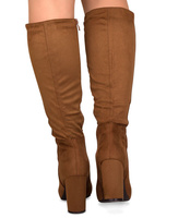 Kozaki damskie Super Mode 5256 Brązowe