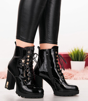 Botki damskie Super Mode 2477 Czarne