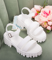 Sandałki damskie Sixth Sens X-183 Białe