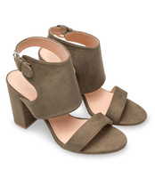 Sandałki damskie Laura Mode RG-01 Oliwkowe