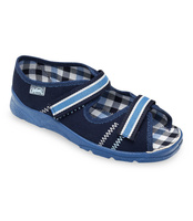 Sandałki dziecięce Befado 969Y101 Granatowe