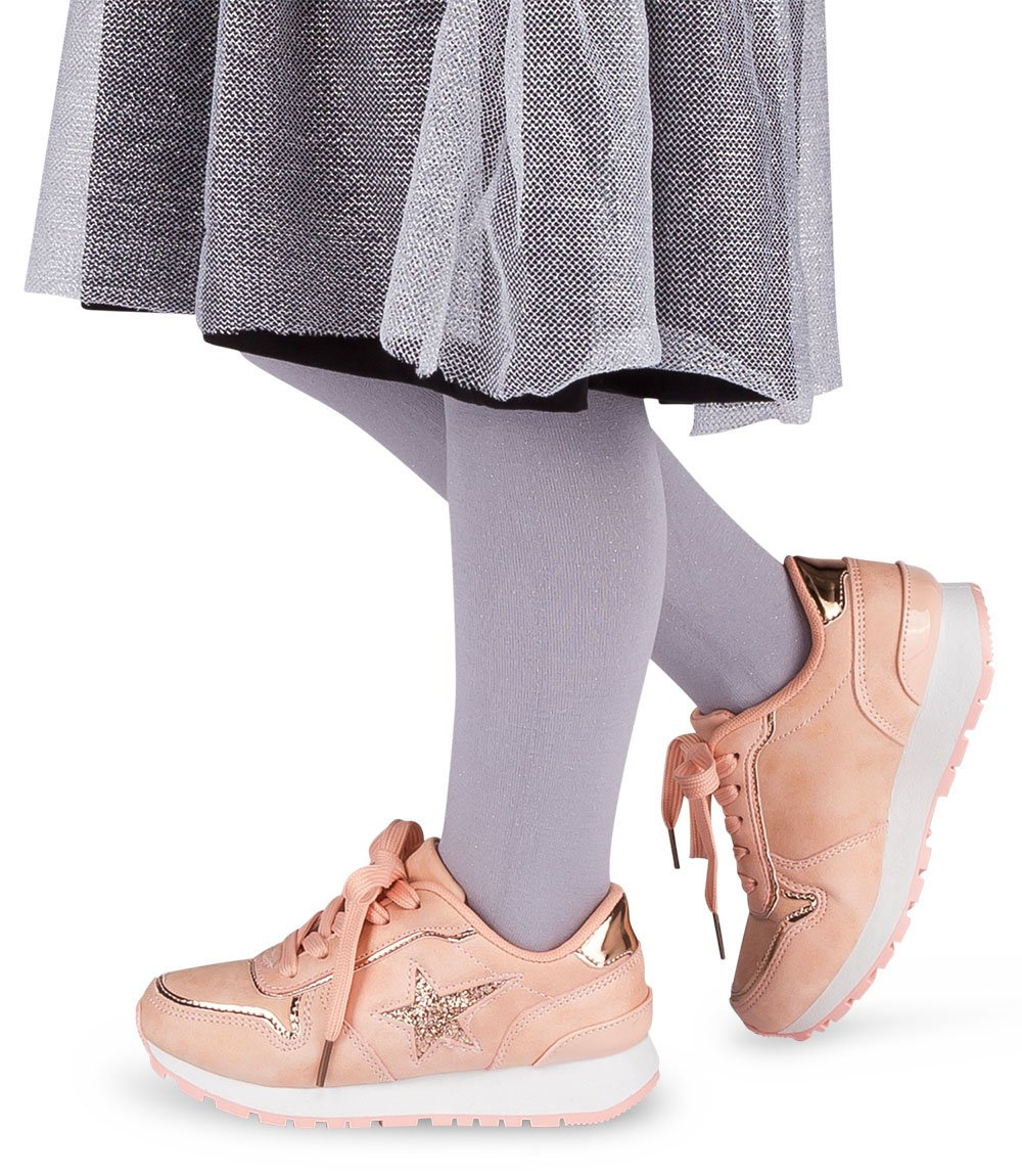 Buty sportowe dziecięce N/M E22-73 Różowe