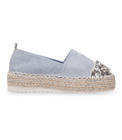 Espadryle damskie Bestelle L184 Niebieskie