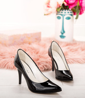 Czółenka damskie Lewski 2333 Czarne