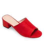 Klapki damskie Laura Mode QL-89 Czerwone