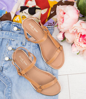 Sandałki damskie Sixth Sens RC-117 Brązowe