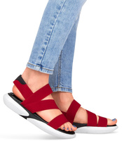 Sandałki damskie Bello Star LC-712 Czerwone