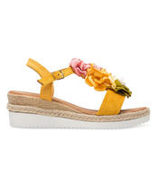 Sandałki damskie Sixth Sens H99 Żółte