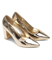 Czółenka damskie Style Shoes 6762 Złote