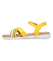 Sandałki damskie Queen Vivi 218-235 Żółte