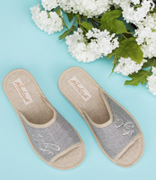 Kapcie damskie Natural Style NS-096 Szare