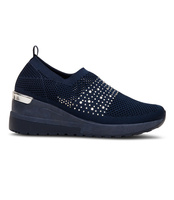 Buty sportowe damskie Skotnicki P-3-0589 Granatowe