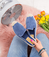 Klapki damskie Coura 4821 Niebieskie