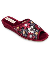 Kapcie damskie Natural Style NS-065 Bordowe