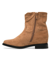 Botki damskie Ideal Shoes G-7605 Khaki