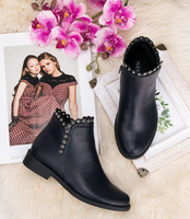 Botki dziewczęce Nest B-2/R50 Granatowe