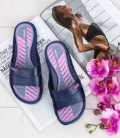 Klapki damskie basenowe Lano KL-3-3060-11 Granatowe