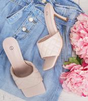 Klapki damskie N/M GQ38 Beżowe