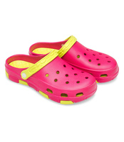 Klapki dziecięce Realpaks F-402 Różowo-Zielone