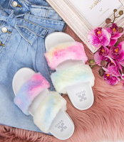 Klapki damskie Queen Vivi 98-35 Wielokolorowe