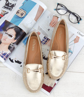 Mokasyny damskie Danic L7189A Złote