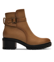 Botki damskie Skotnicki B-3-1354 Brązowe