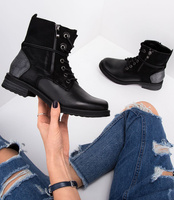 Botki damskie Sixth Sens C578 Czarne