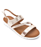 Sandałki damskie Bestelle THS-5 Szampańskie