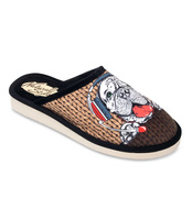 Kapcie damskie Natural Style NS-122 Brązowe