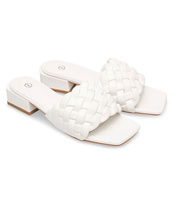 Klapki damskie N/M GQ37 Białe