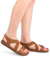 Sandałki damskie Super Mode 1458 Brązowe