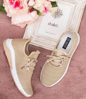 Buty sportowe damskie Nest AD-3-0570 Beżowe