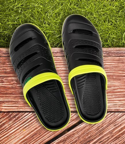 Klapki męskie Realpaks SLM-09 Czarno-Zielone