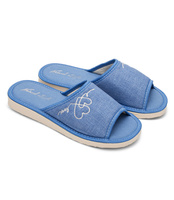 Kapcie damskie Natural Style NS-093 Niebieskie