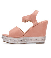 Sandały damskie Bestelle S1012-10SC-1 Różowe