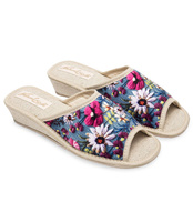 Kapcie damskie Natural Style NS-055 Niebieskie