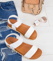 Sandałki damskie Bello Star WS18 Białe