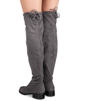 Kozaki damskie L.Lux.Shoes JKD-43 Szare