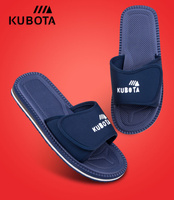 Klapki męskie Kubota Rzep KKRZ02 Granatowe