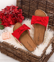 Klapki damskie Abloom SY679 Czerwone
