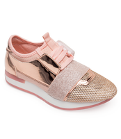 Buty sportowe damskie N/M KS-1117 Różowe