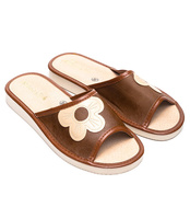 Kapcie damskie Natural Style NS-115 Brązowe