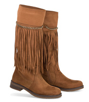 Kozaki damskie Super Mode 4514 Brązowe