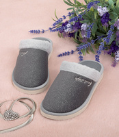 Kapcie damskie Natural Style NS-105 Szare