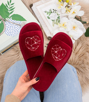 Kapcie damskie Natural Style NS-044 Czerwone S