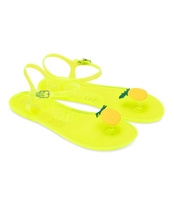 Sandałki damskie Ideal Shoes K-3700 Żółte